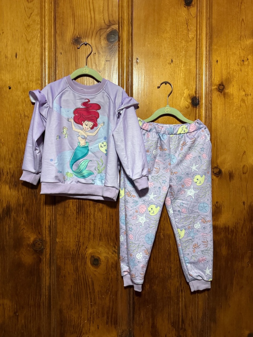 Disney Lilac Ariel Crewneck and Joggers Set